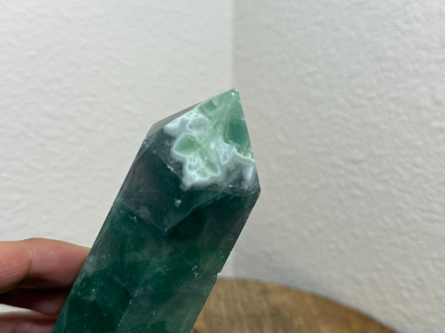 (Imperfect) Green Druzy Fluorite Tower (350g)