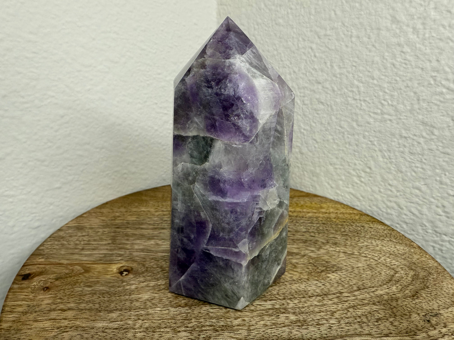 Chevron/Dream Amethyst Tower (470g)