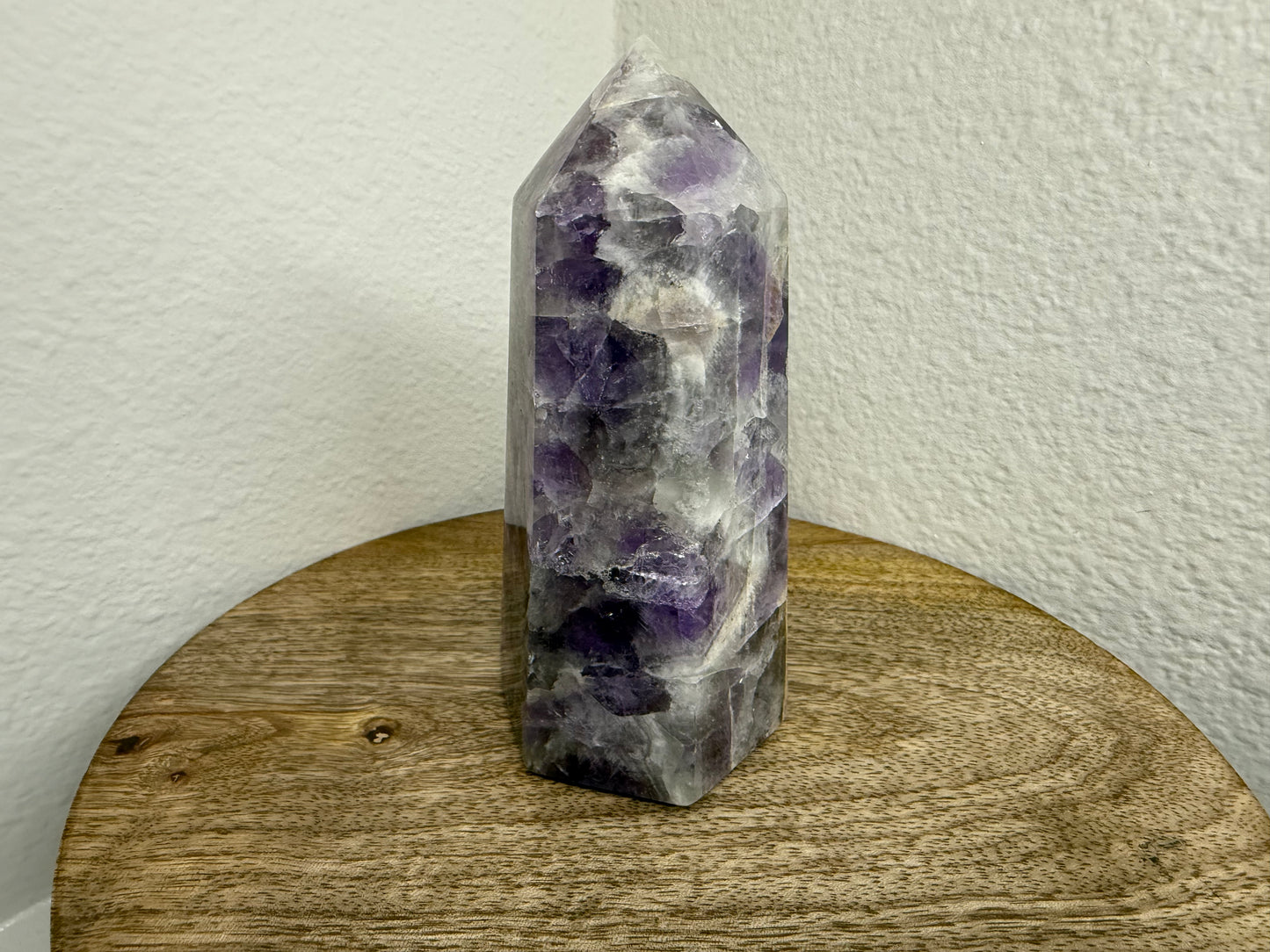 Chevron/Dream Amethyst Tower (470g)