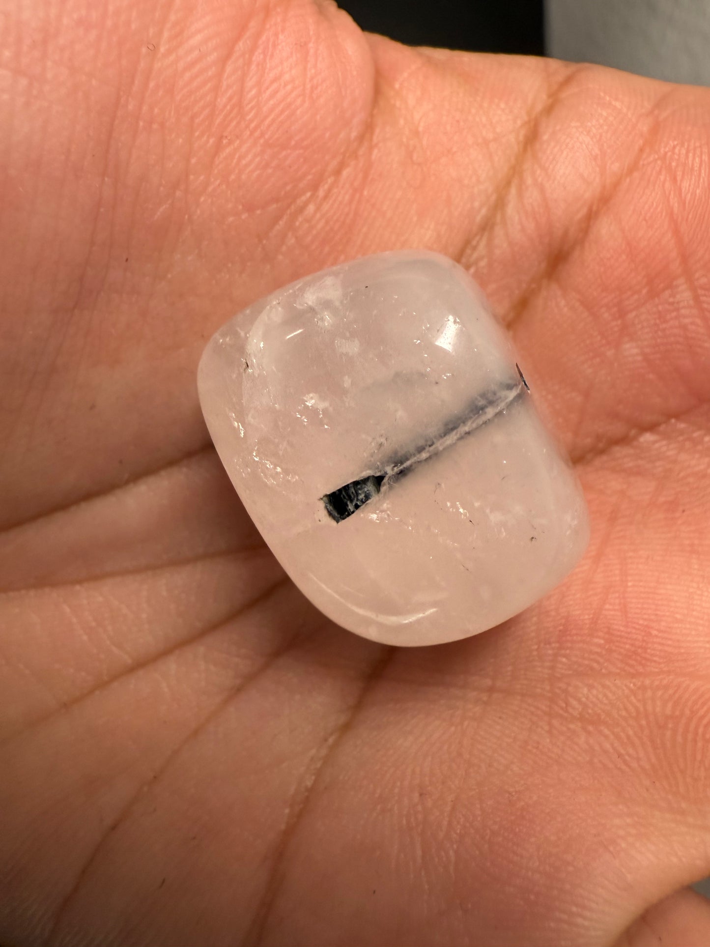 Tumbled Tourmaline Quartz Stone