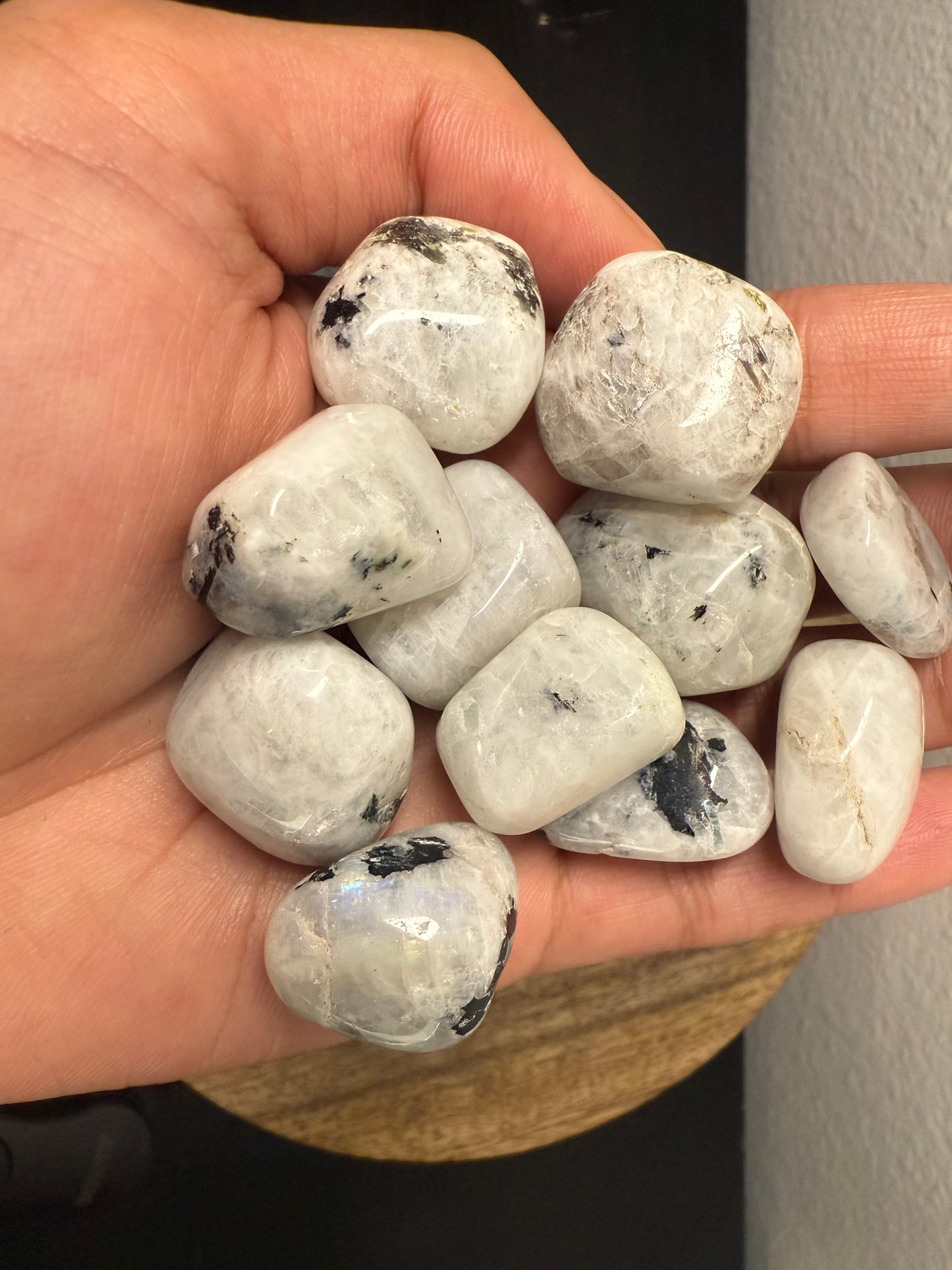 Tumbled Rainbow Moonstone
