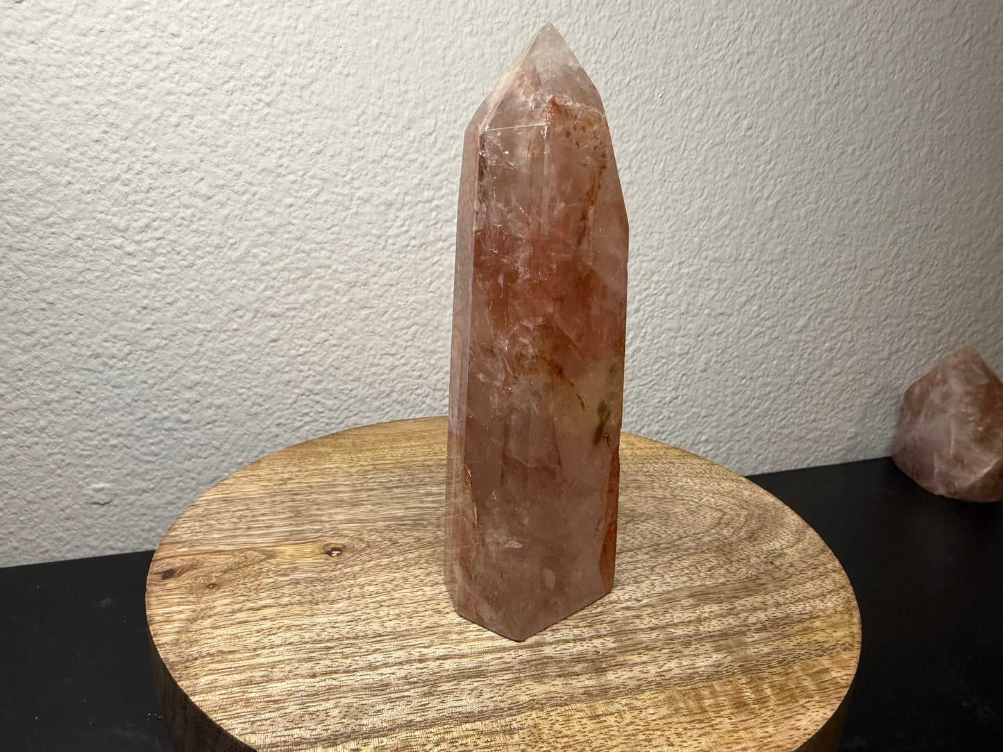 Red Hematoid "Fire" Quartz Tower (320g)(Imperfect)