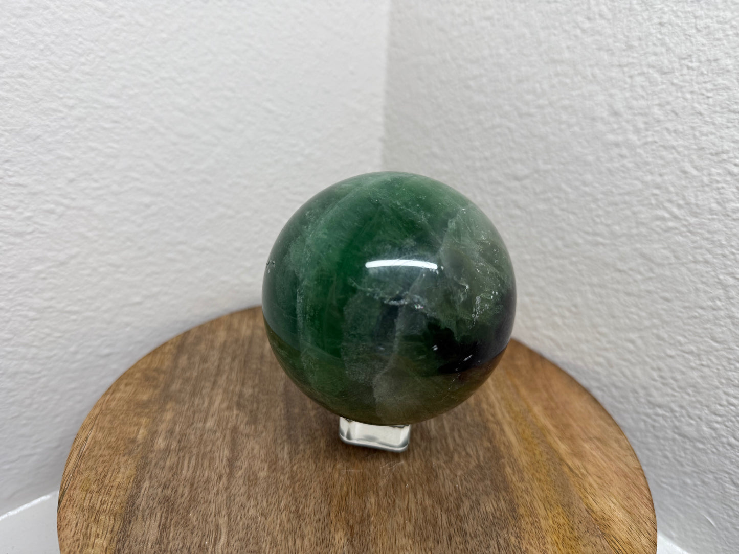 Large Dark-Green Fluorite Sphere (900g)