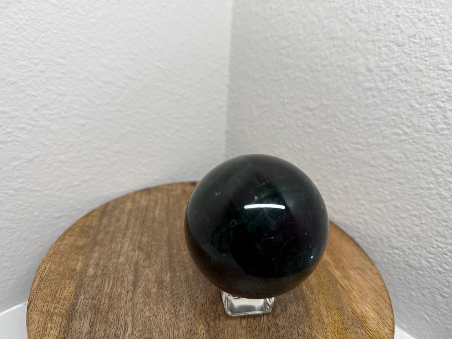 Dark-Green Fluorite Sphere (500g)