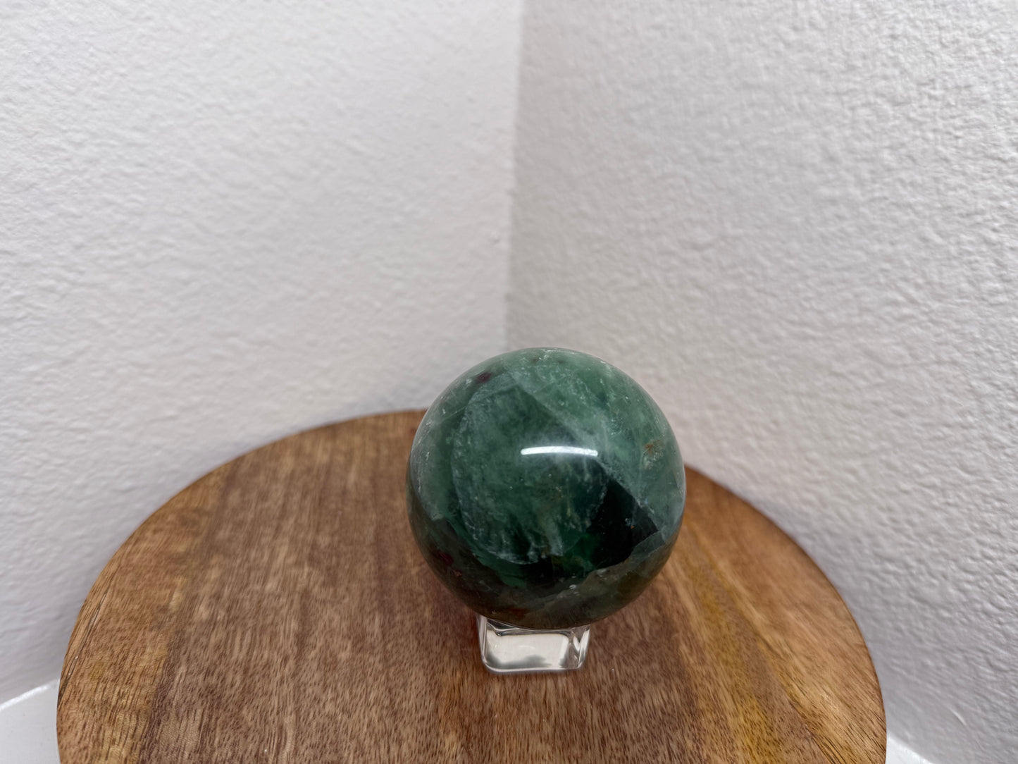 Dark-Green Fluorite Sphere (400g)