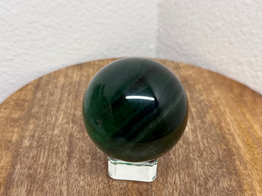 Dark-Green Fluorite Sphere (215g)