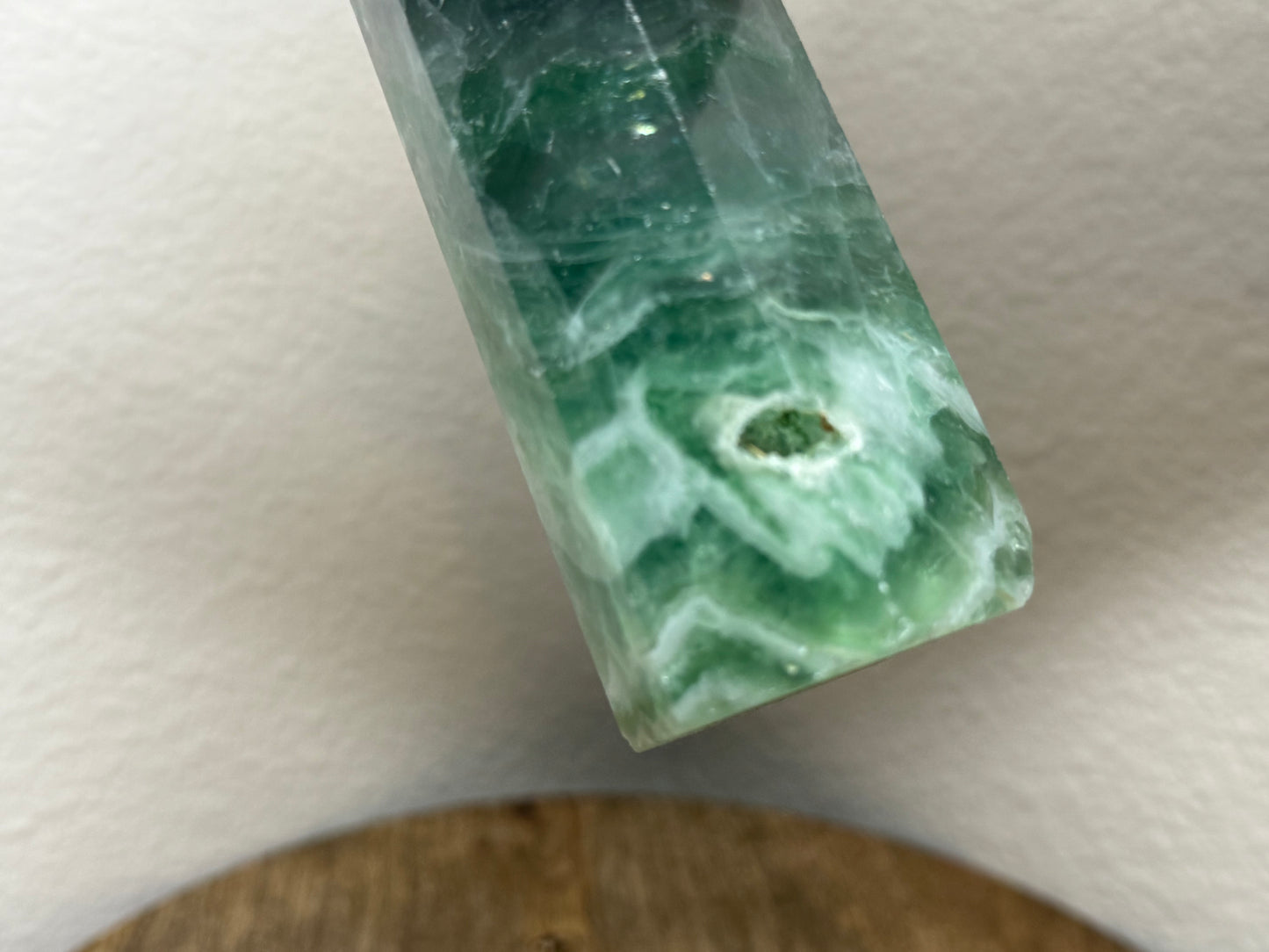 (Imperfect) Green Druzy Fluorite Tower (350g)
