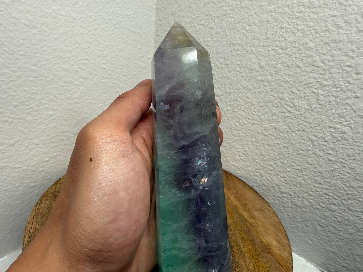 Blue-Green Fluorite w/ Phantom (450g)
