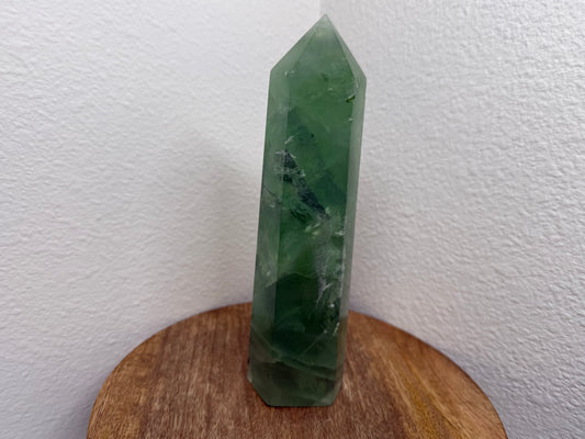 Large Green Fluorite Tower w/ Phantoms (720g)