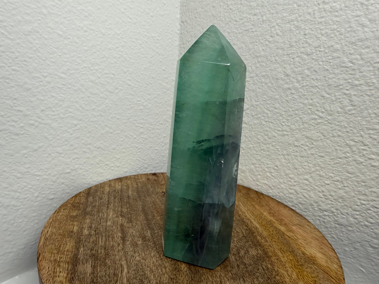 Green Fluorite Tower (390g) (Imperfect)