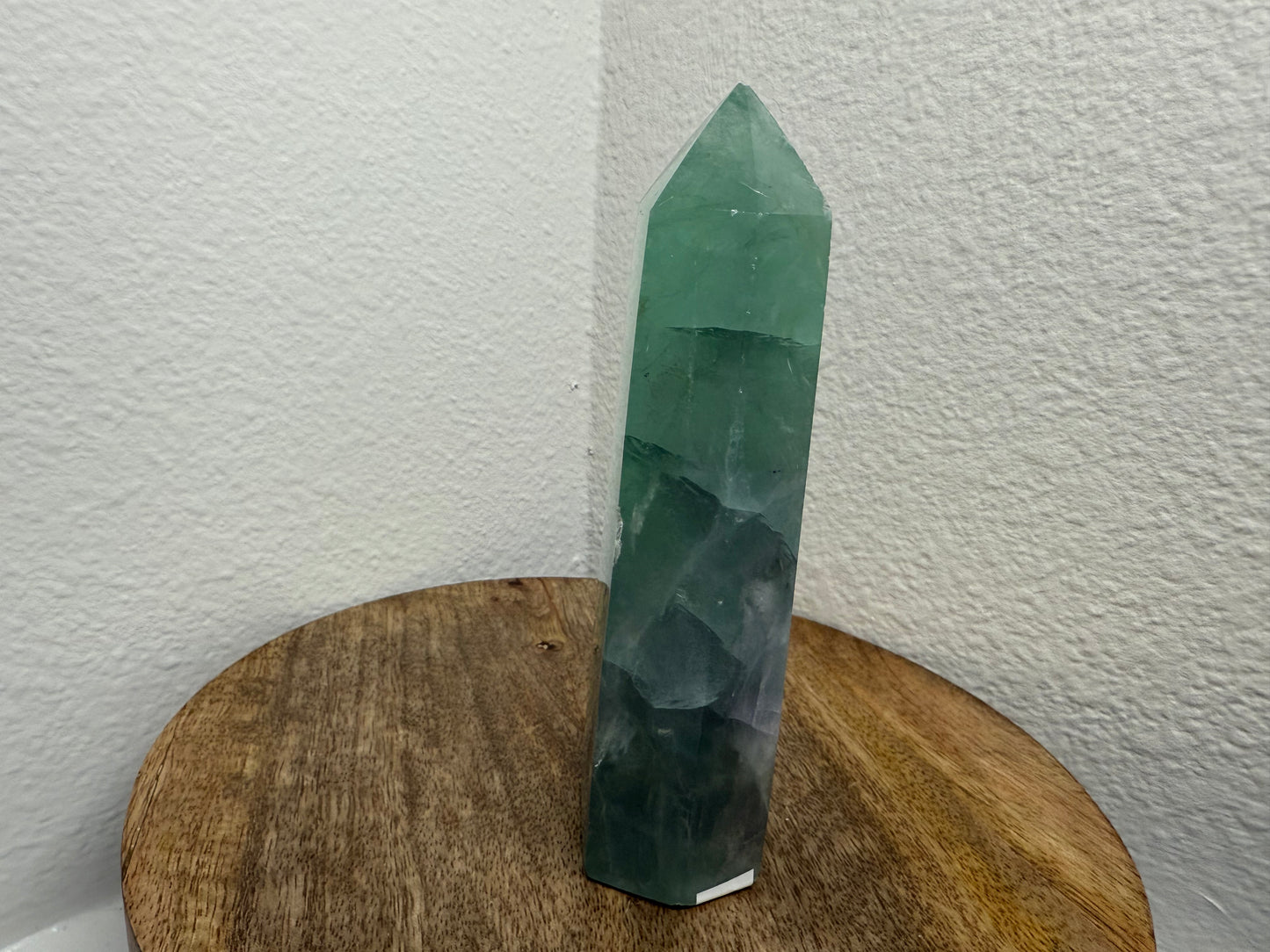 Green Fluorite Tower (390g) (Imperfect)