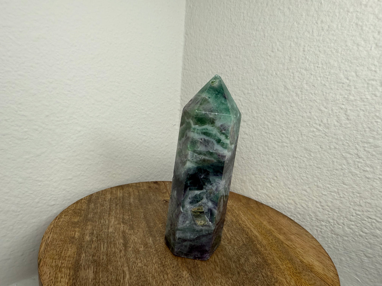 Purple-Green Fluorite Tower (320g) (Imperfect)