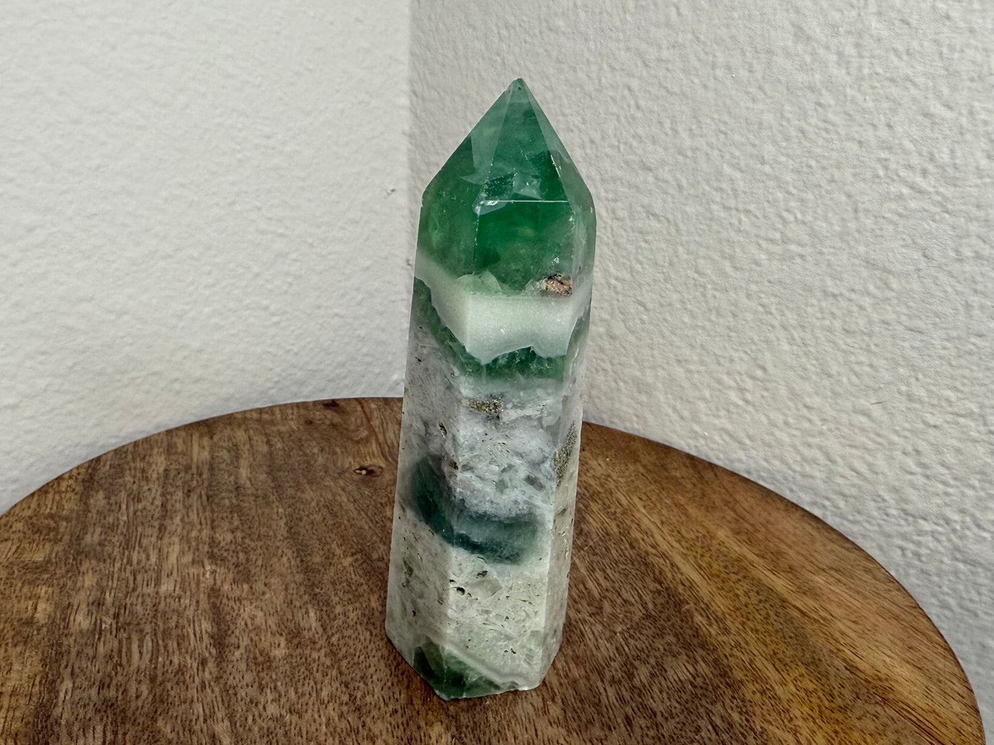 Green Fluorite Tower (160g) (Imperfect)