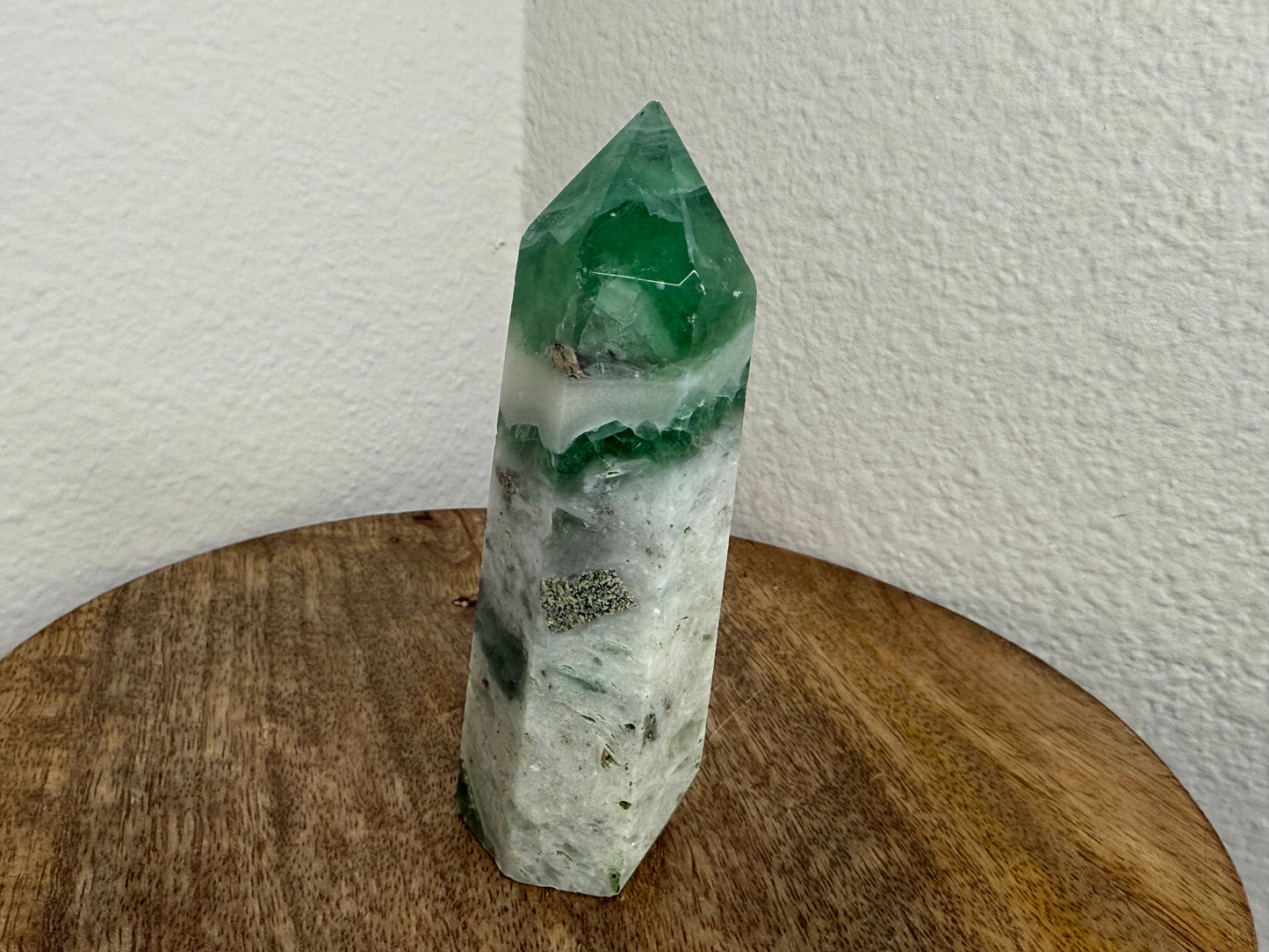 Green Fluorite Tower (160g) (Imperfect)