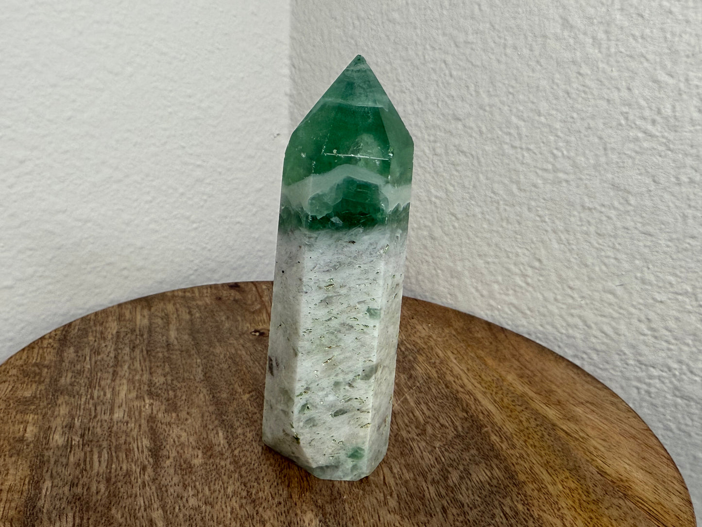 Green Fluorite Tower (160g) (Imperfect)