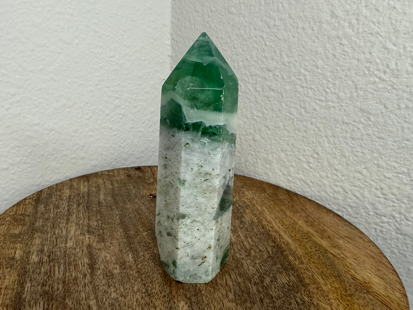 Green Fluorite Tower (160g) (Imperfect)