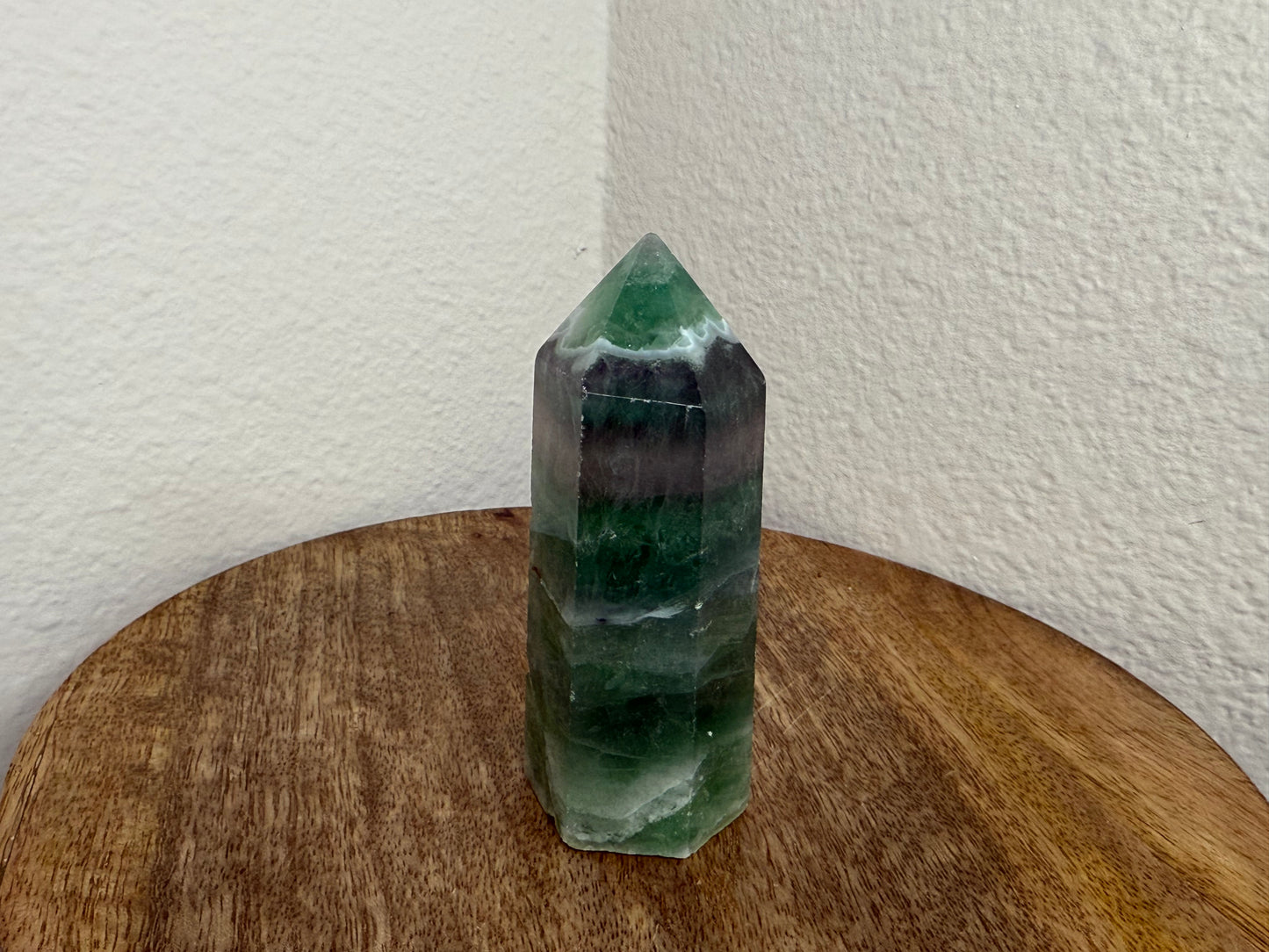 Purple-Green Fluorite Tower (180g) (Imperfect)