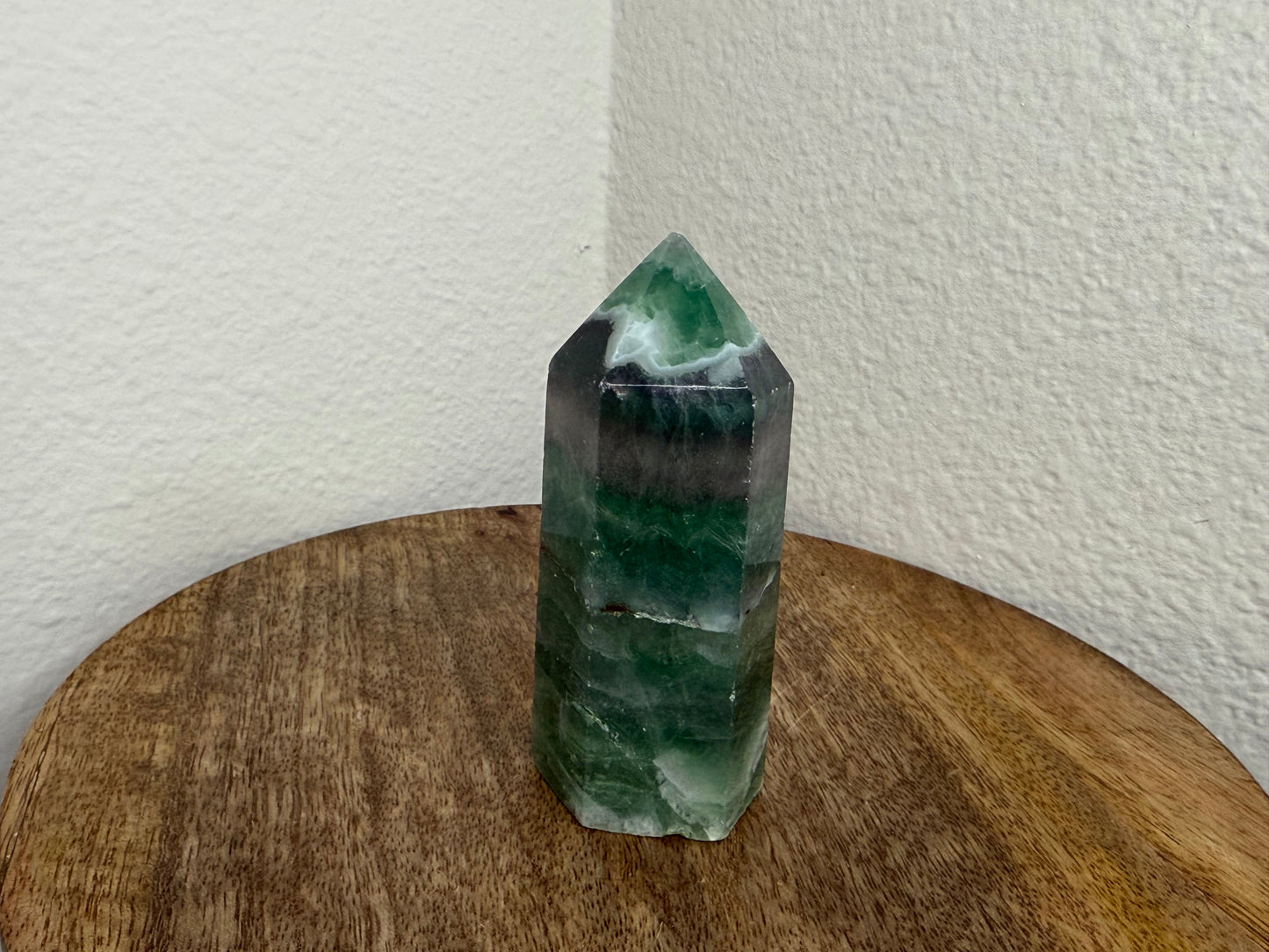 Purple-Green Fluorite Tower (180g) (Imperfect)