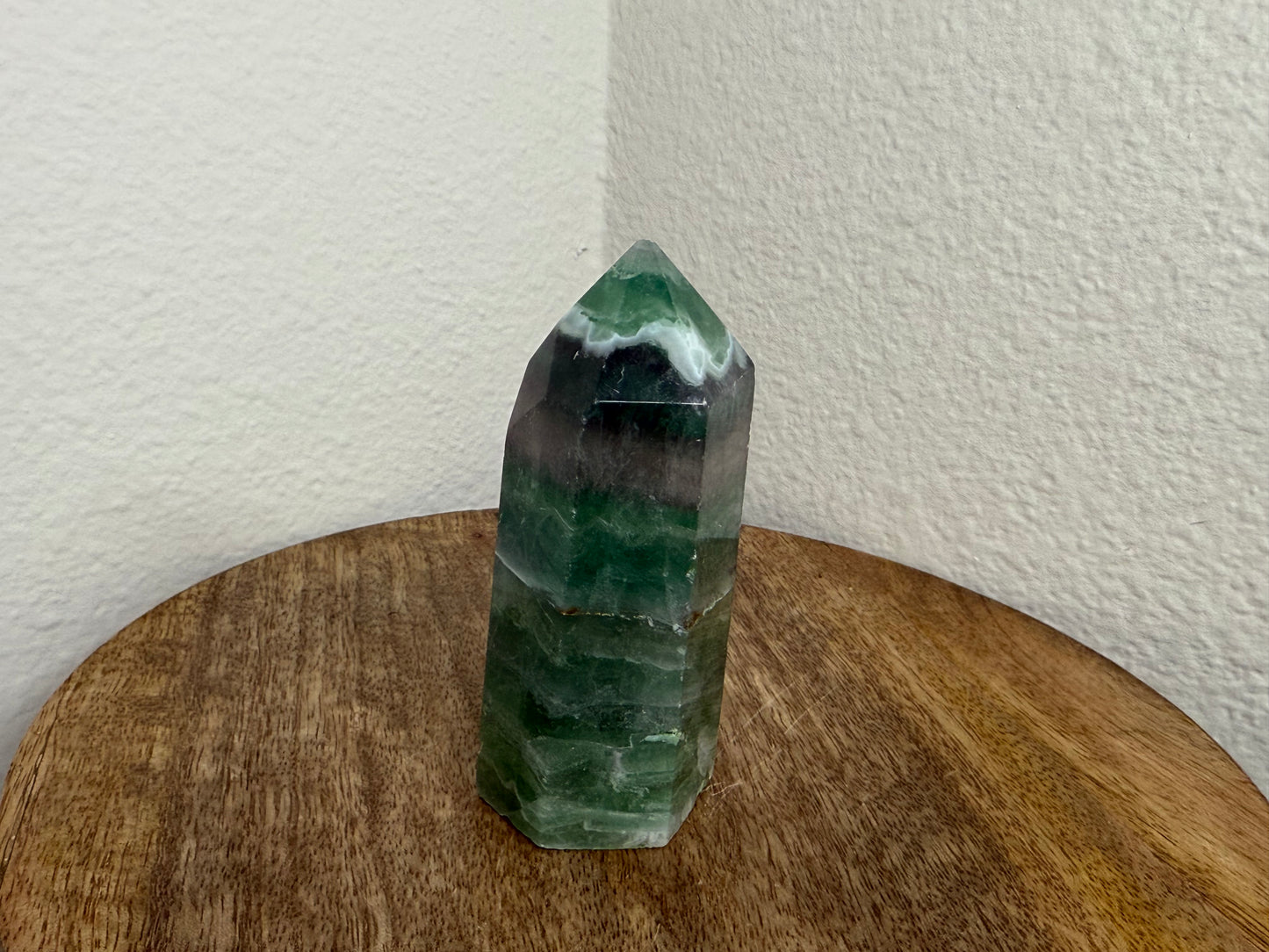 Purple-Green Fluorite Tower (180g) (Imperfect)