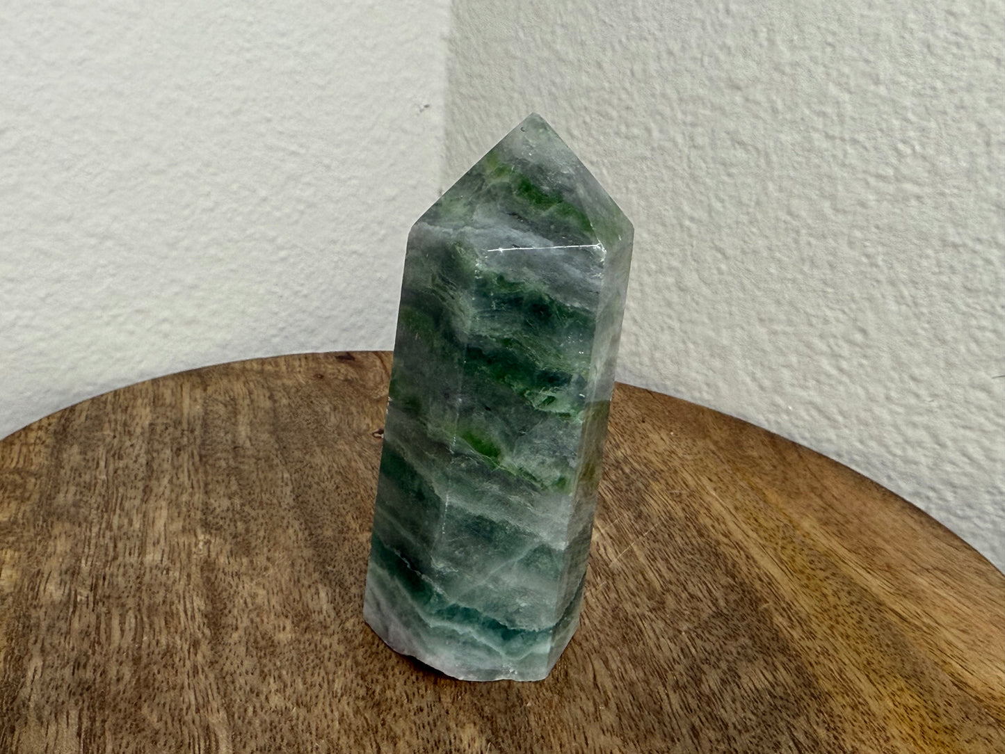 Purple-Green Fluorite Tower (160g) (Imperfect)