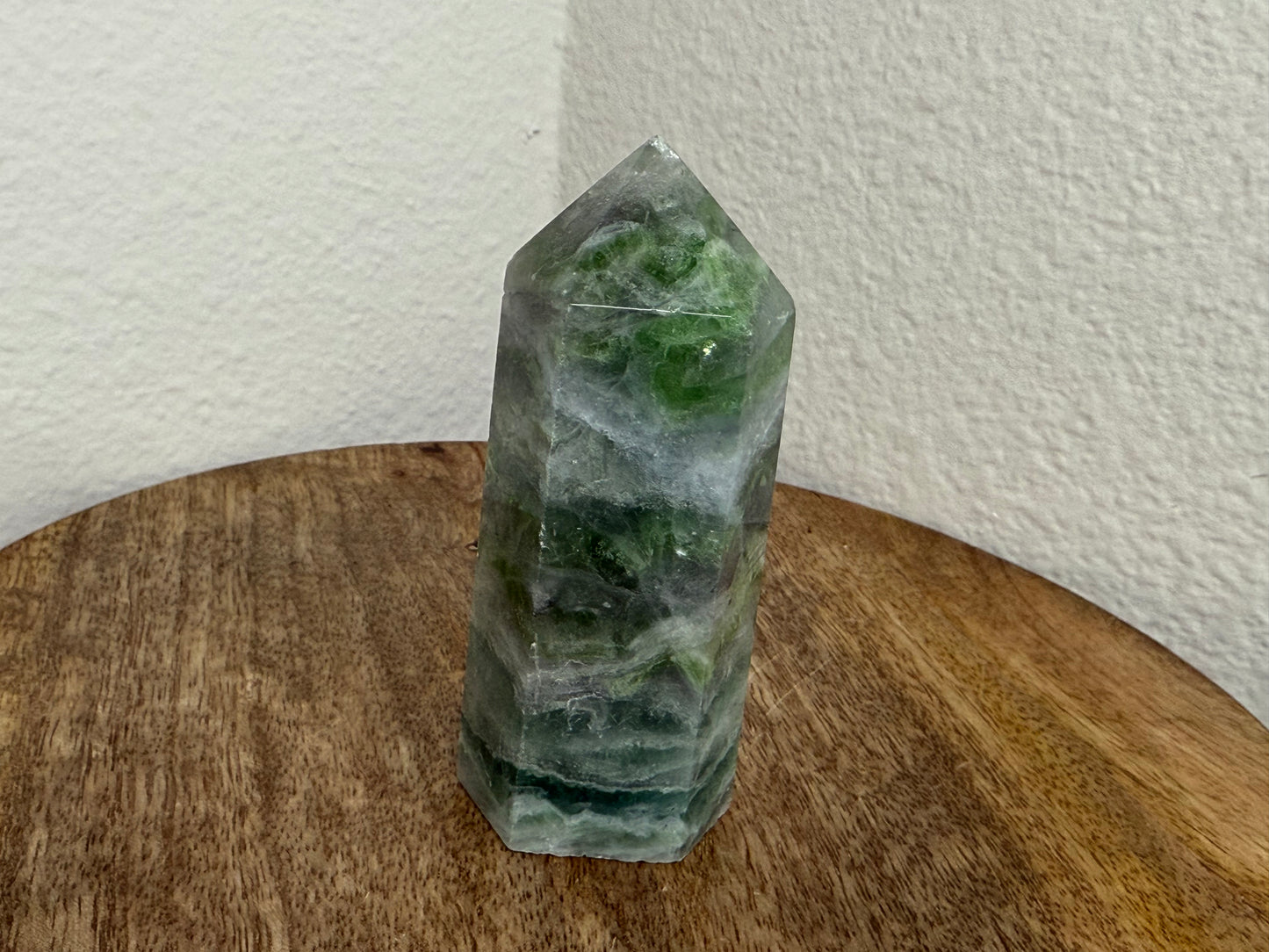 Purple-Green Fluorite Tower (160g) (Imperfect)