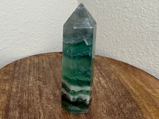 Green Fluorite Tower (120g) (Imperfect)