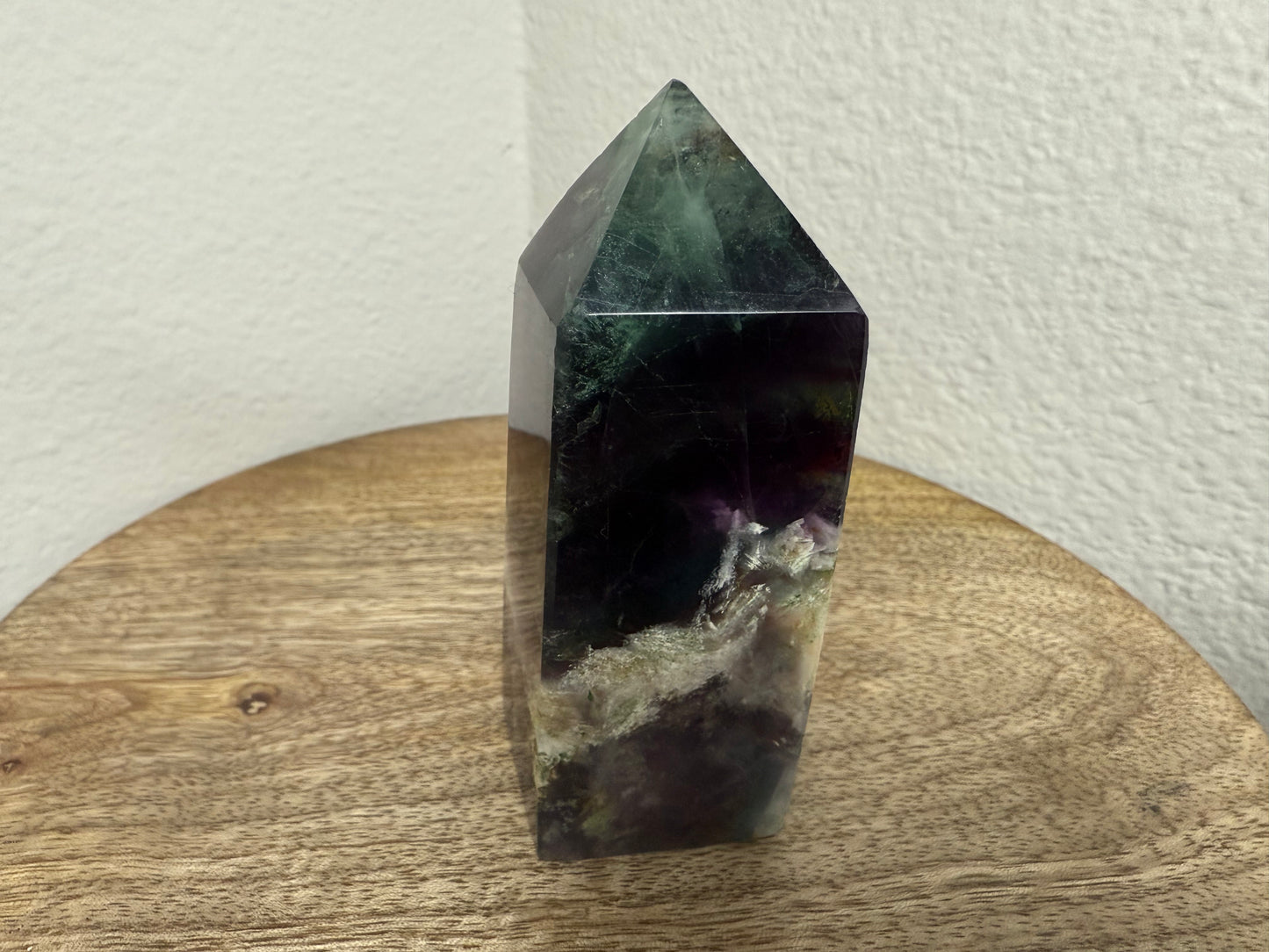 Purple Green Fluorite Tower (210g) (Imperfect)