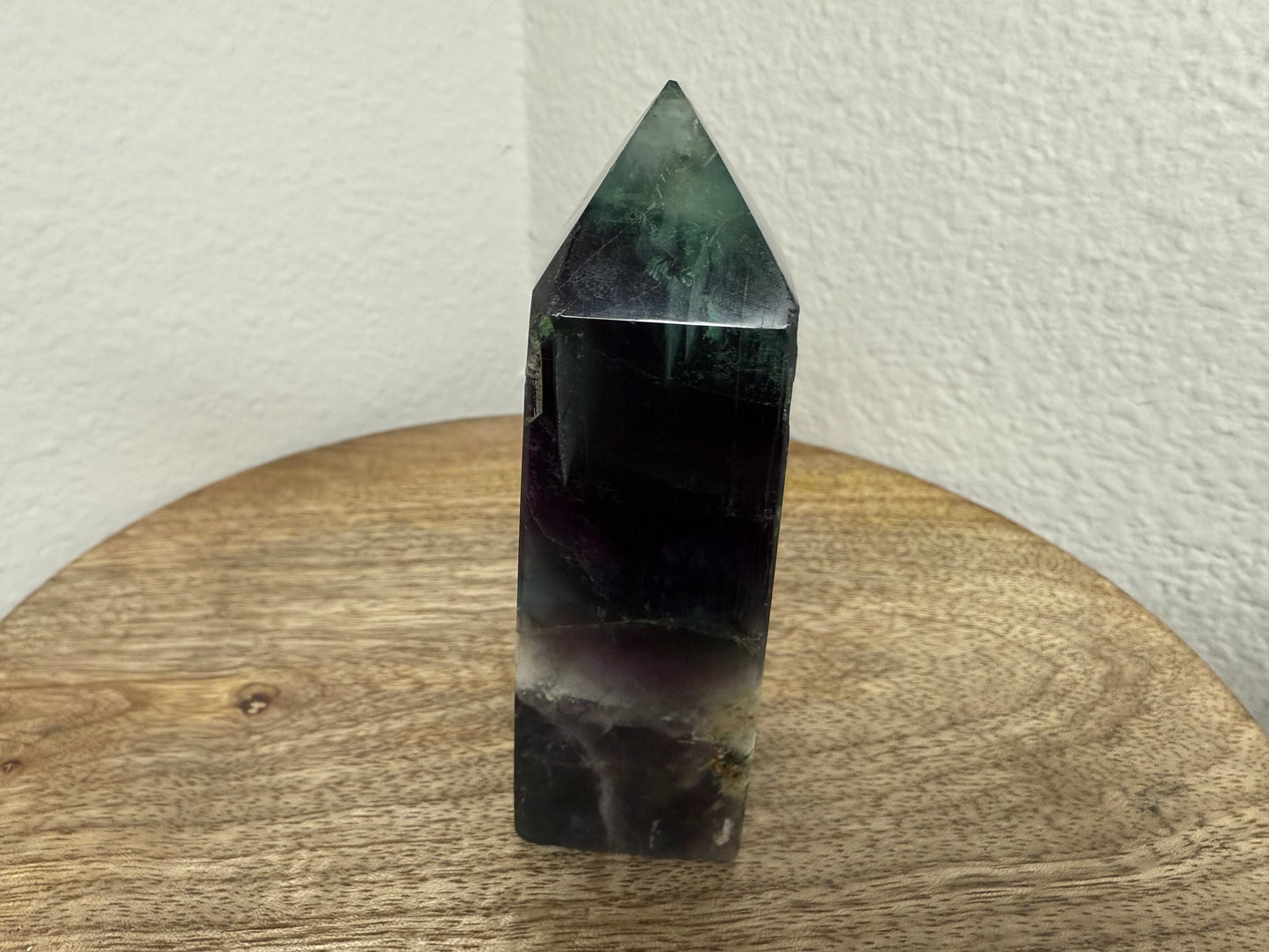 Purple Green Fluorite Tower (210g) (Imperfect)