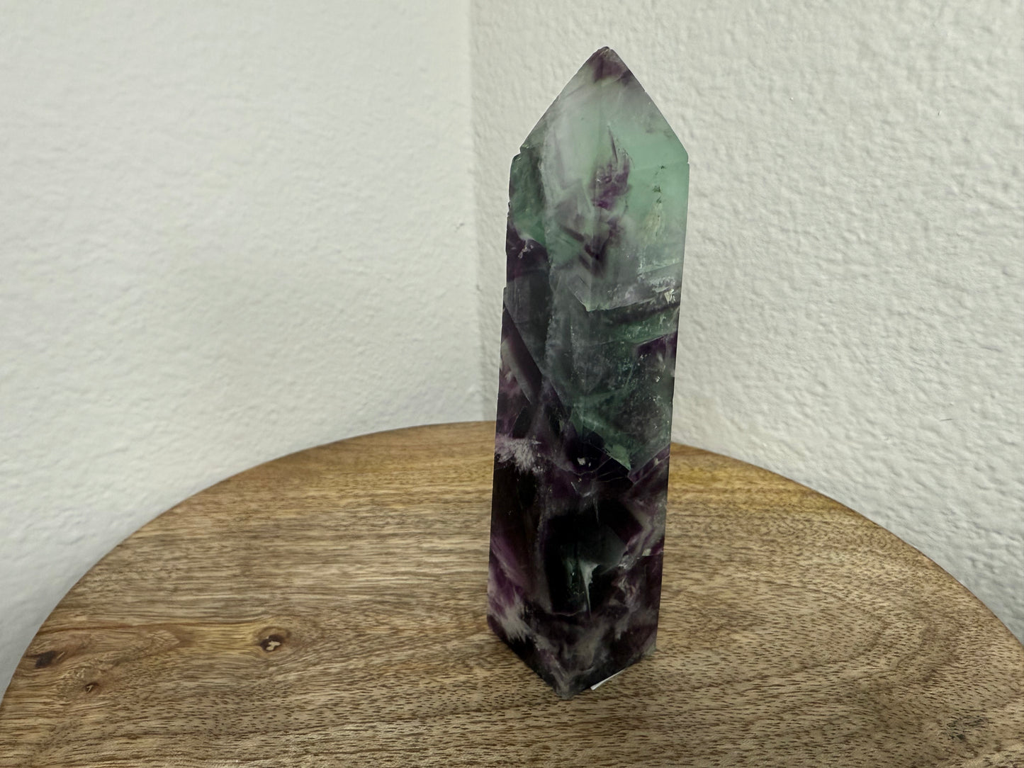 Purple-Green Fluorite Tower (150g) (Imperfect)