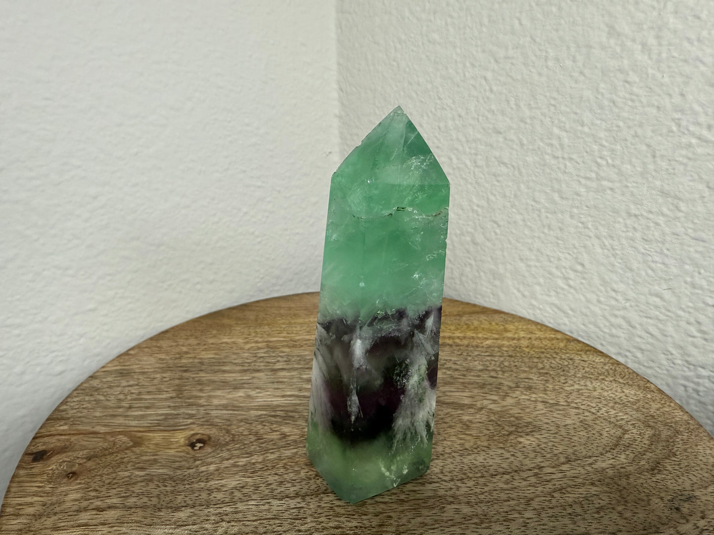 Purple-Green Fluorite Tower (120g)