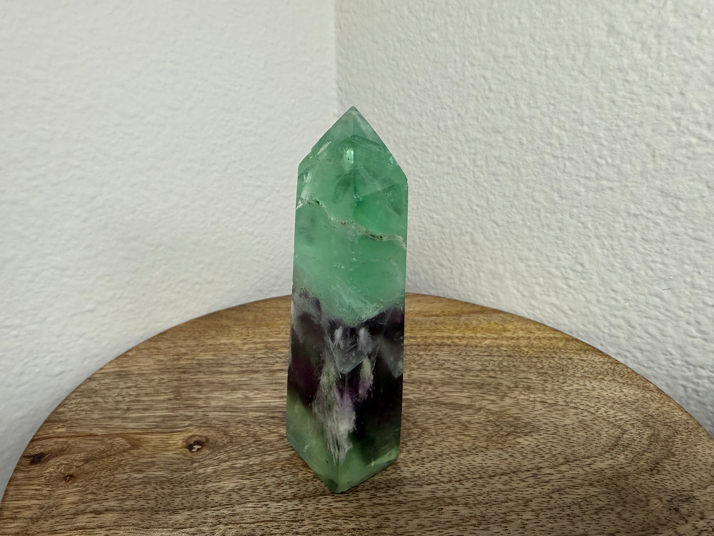 Purple-Green Fluorite Tower (120g)