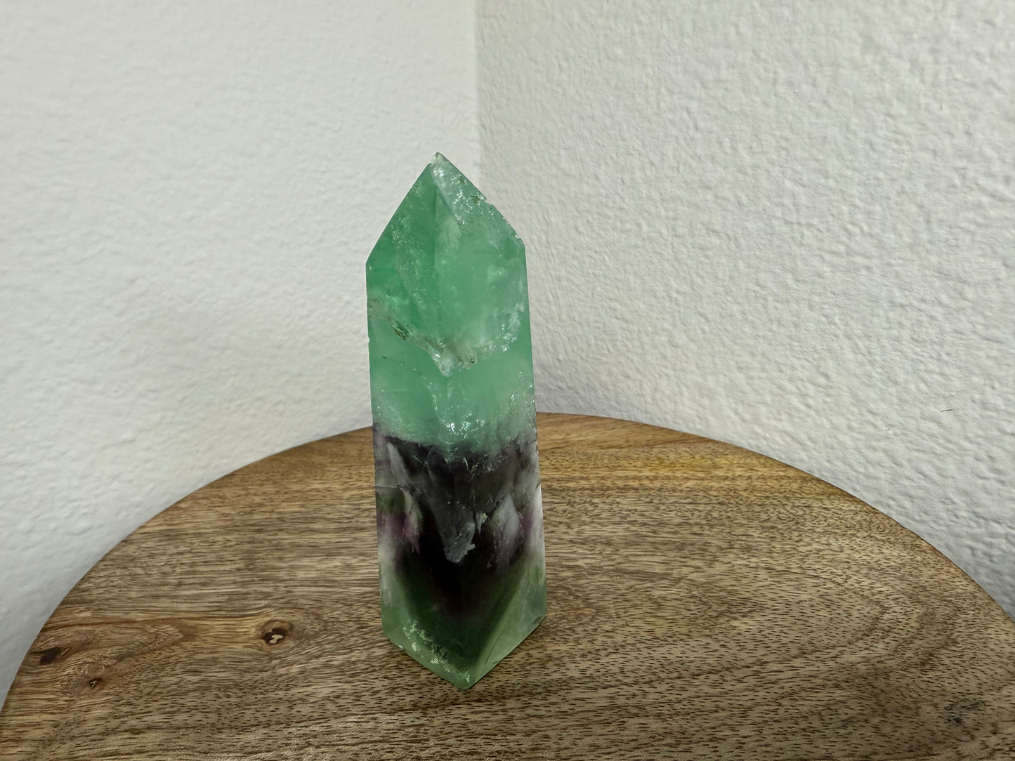 Purple-Green Fluorite Tower (120g)