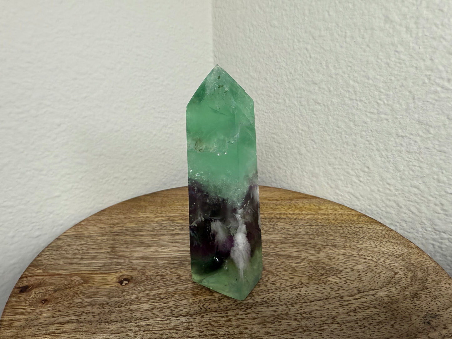 Purple-Green Fluorite Tower (120g)