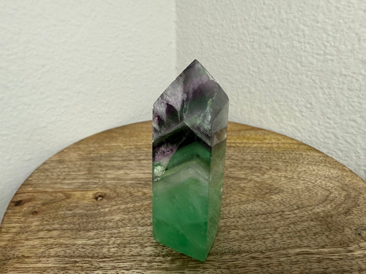 Purple-Green Fluorite Tower (100g) (Imperfect)