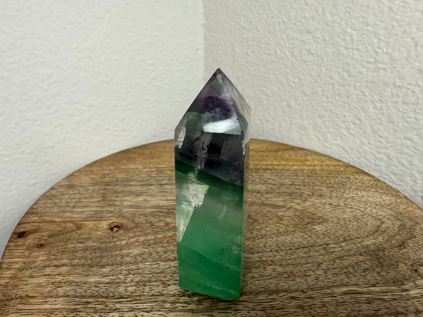 Purple-Green Fluorite Tower (100g) (Imperfect)