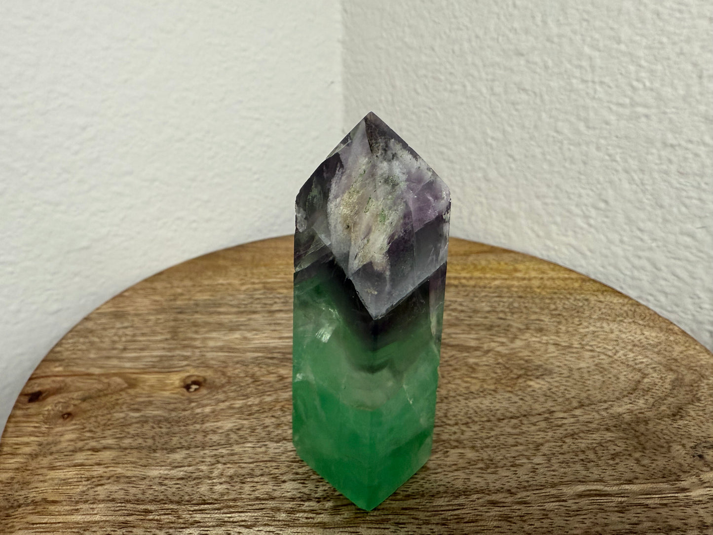 Purple-Green Fluorite Tower (100g) (Imperfect)