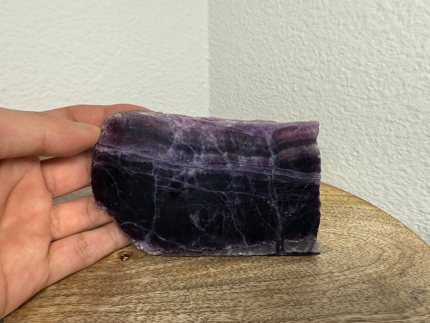 Purple Fluorite Slab (210g)
