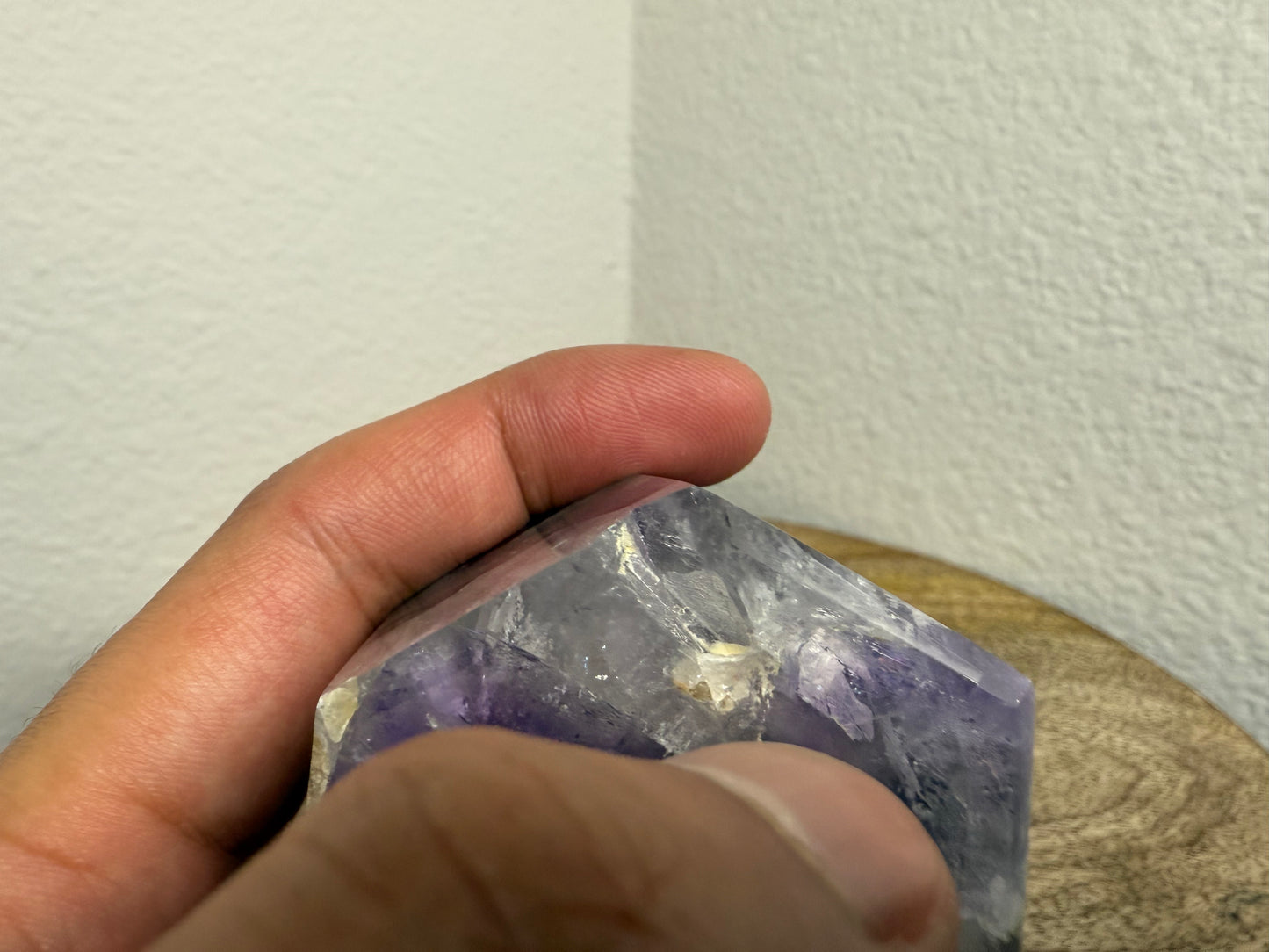 Chevron/Dream Amethyst Tower (370g) (Imperfect)