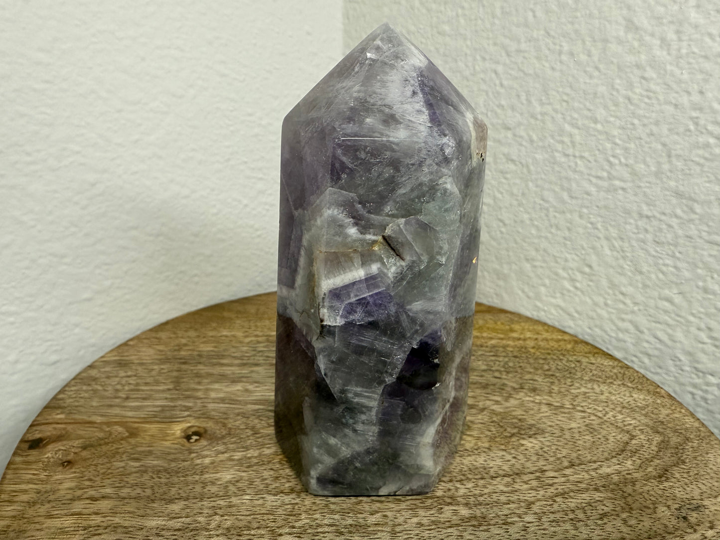 Chevron/Dream Amethyst Tower (420g)