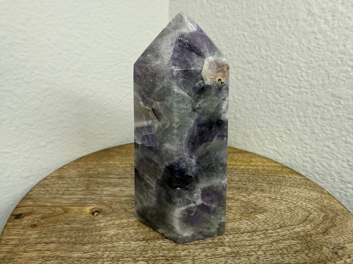 Chevron/Dream Amethyst Tower (420g)