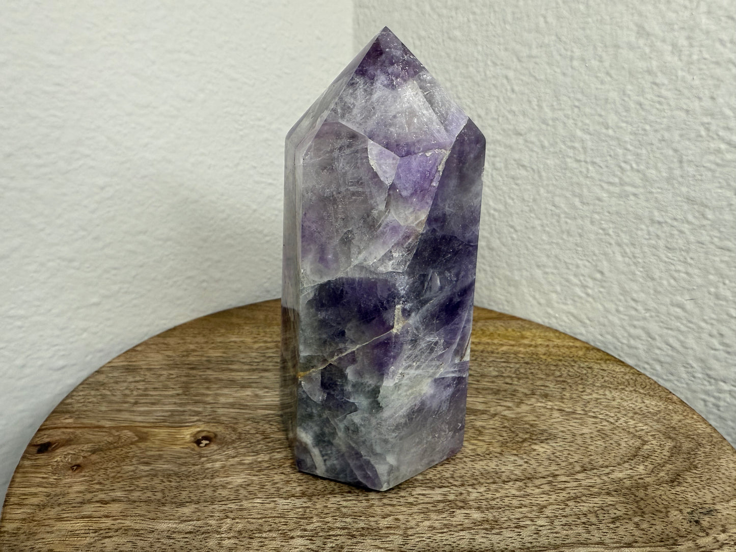 Chevron/Dream Amethyst Tower (470g)