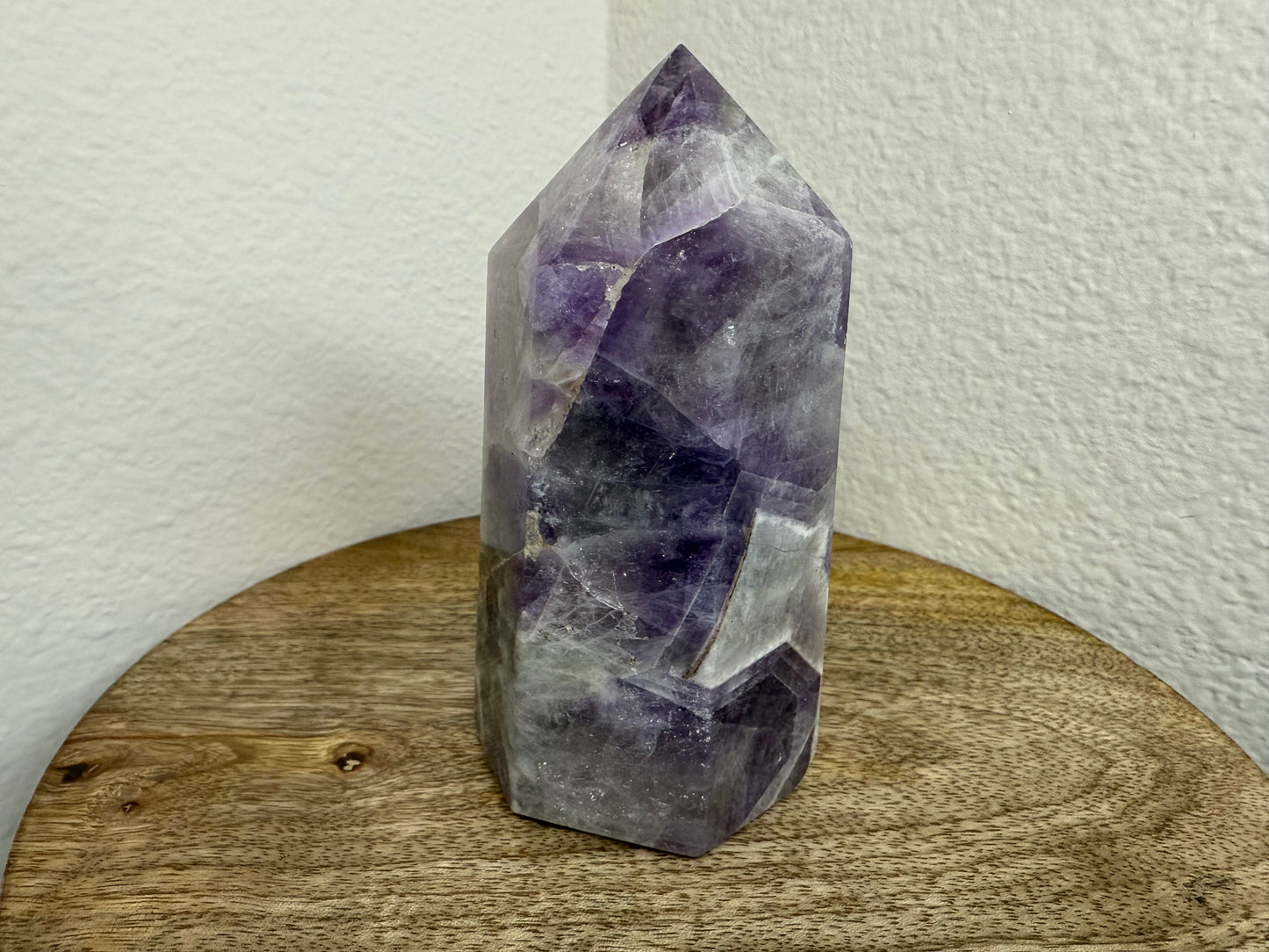 Chevron/Dream Amethyst Tower (470g)
