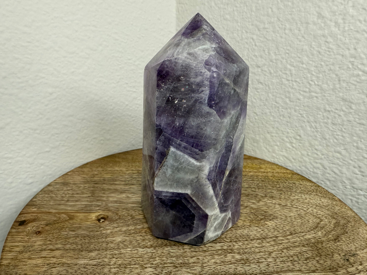 Chevron/Dream Amethyst Tower (470g)