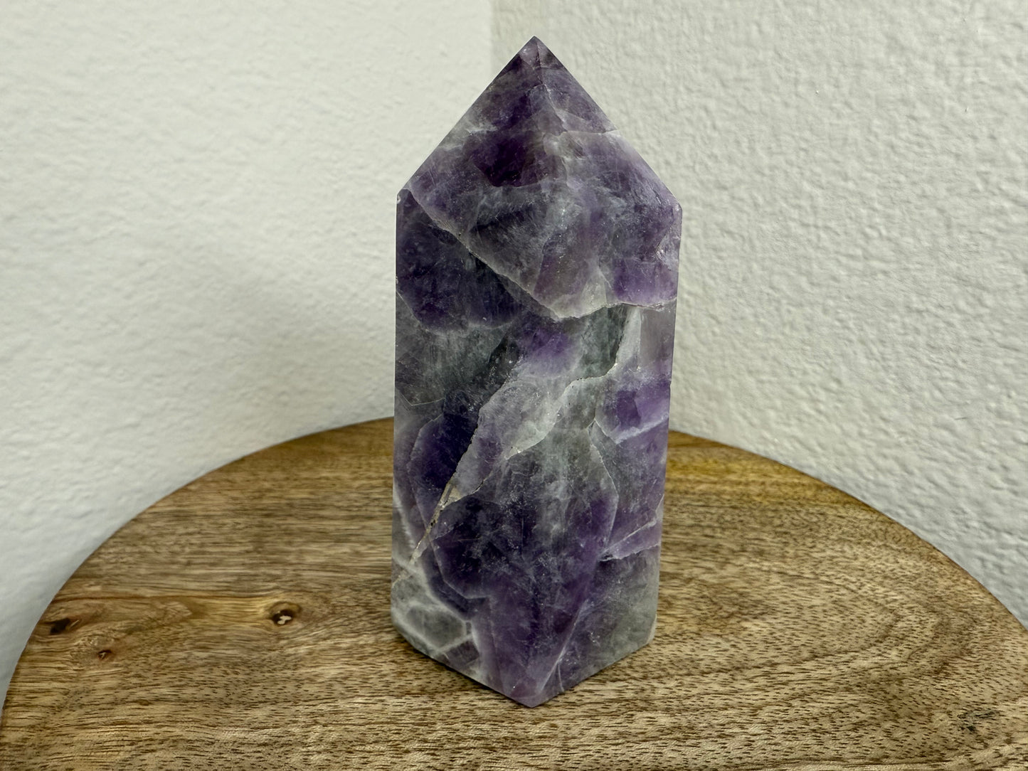 Chevron/Dream Amethyst Tower (470g)
