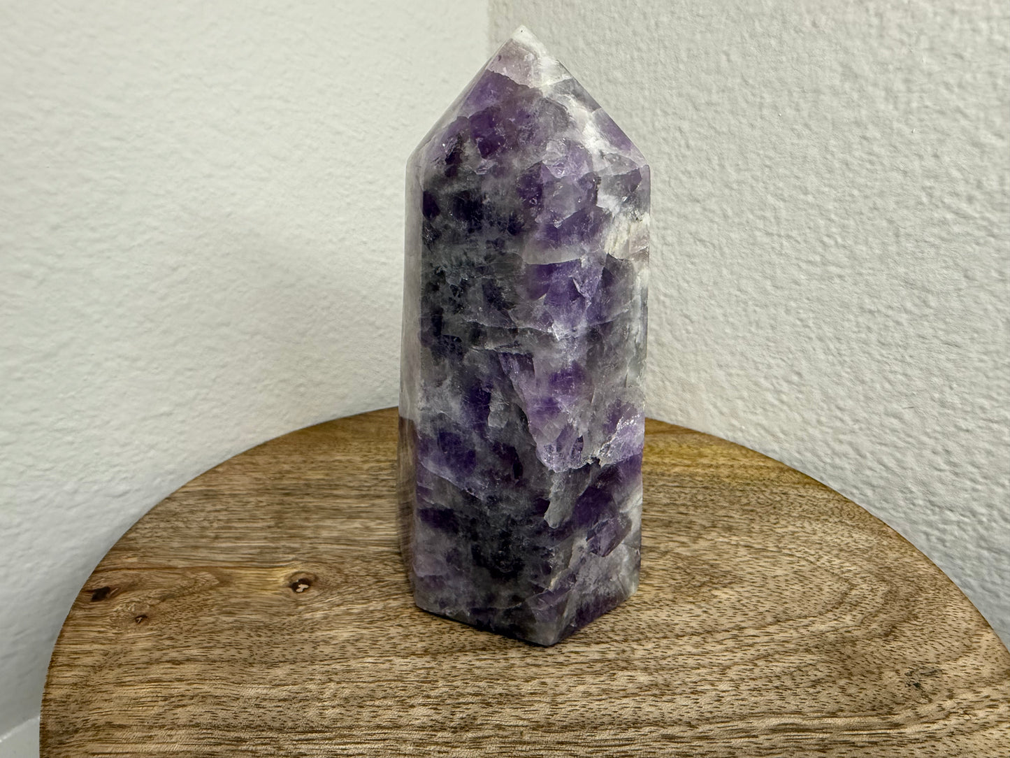 Chevron/Dream Amethyst Tower (470g)