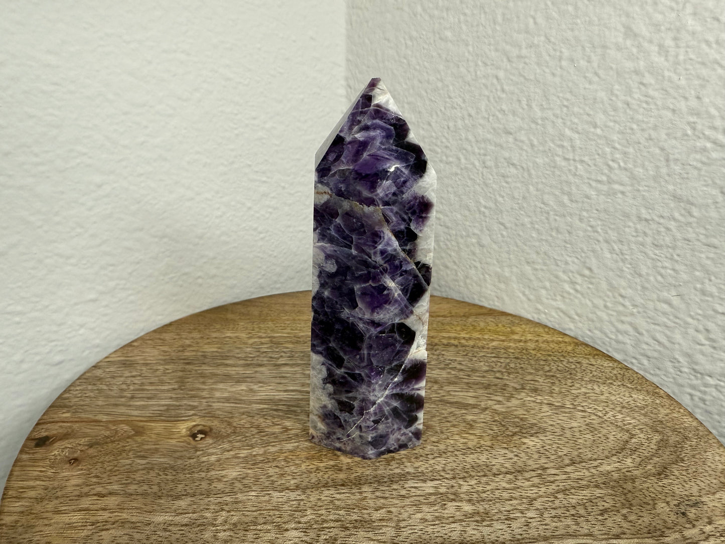 Chevron/Dream Amethyst Tower (200g)(Imperfect)
