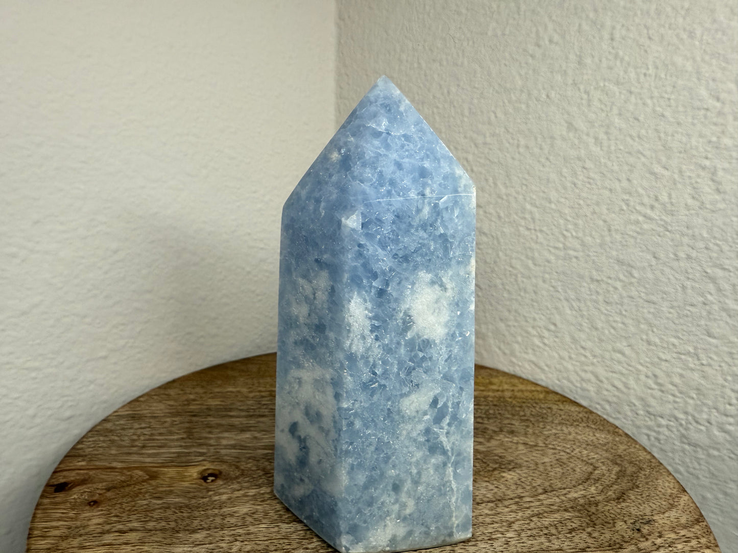 Blue Calcite Tower (650g)(5in)