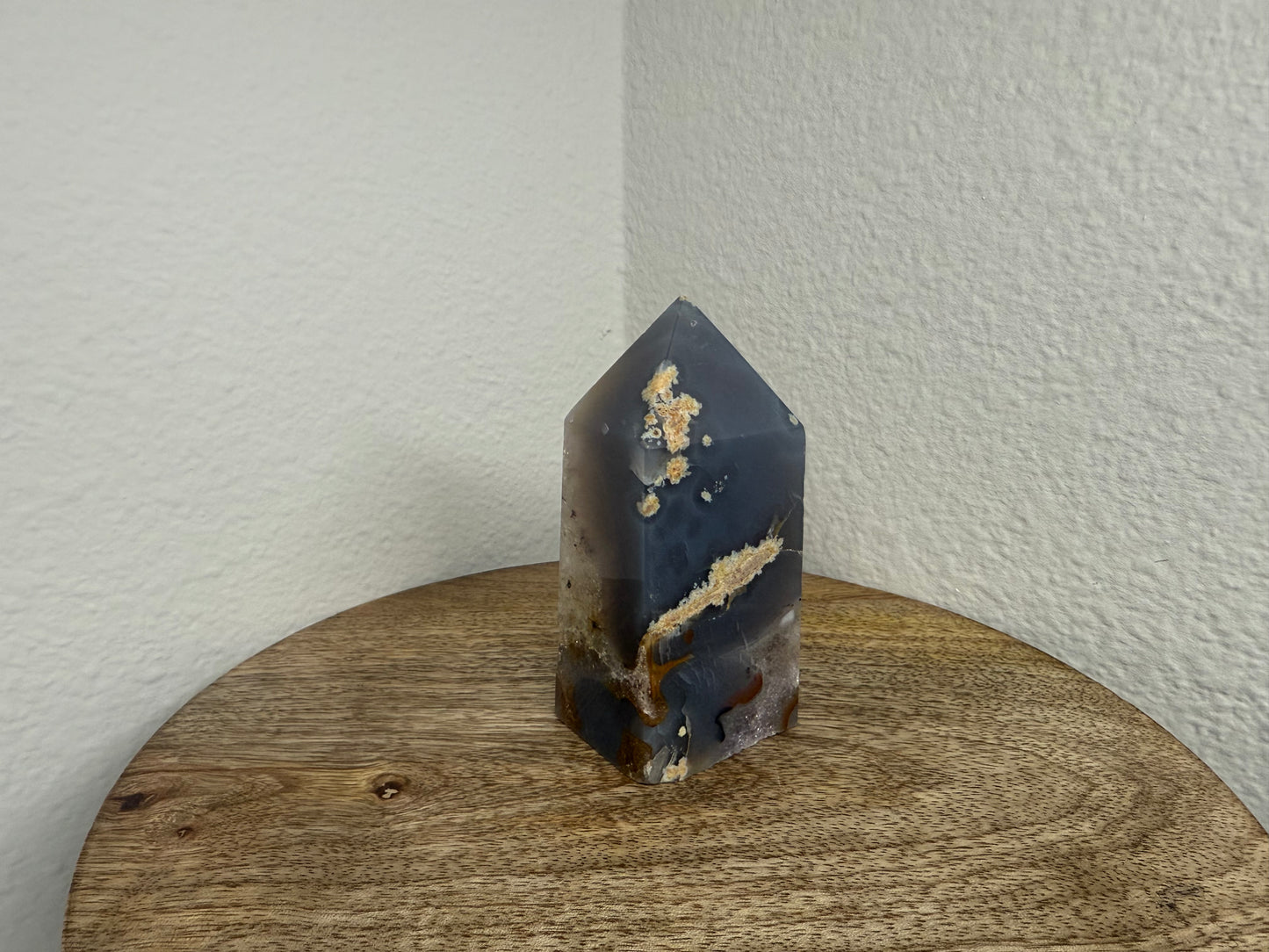 Druzy Quartz Agate Tower (190g)