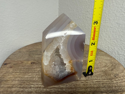 Druzy Agate Quartz Tower (180g)