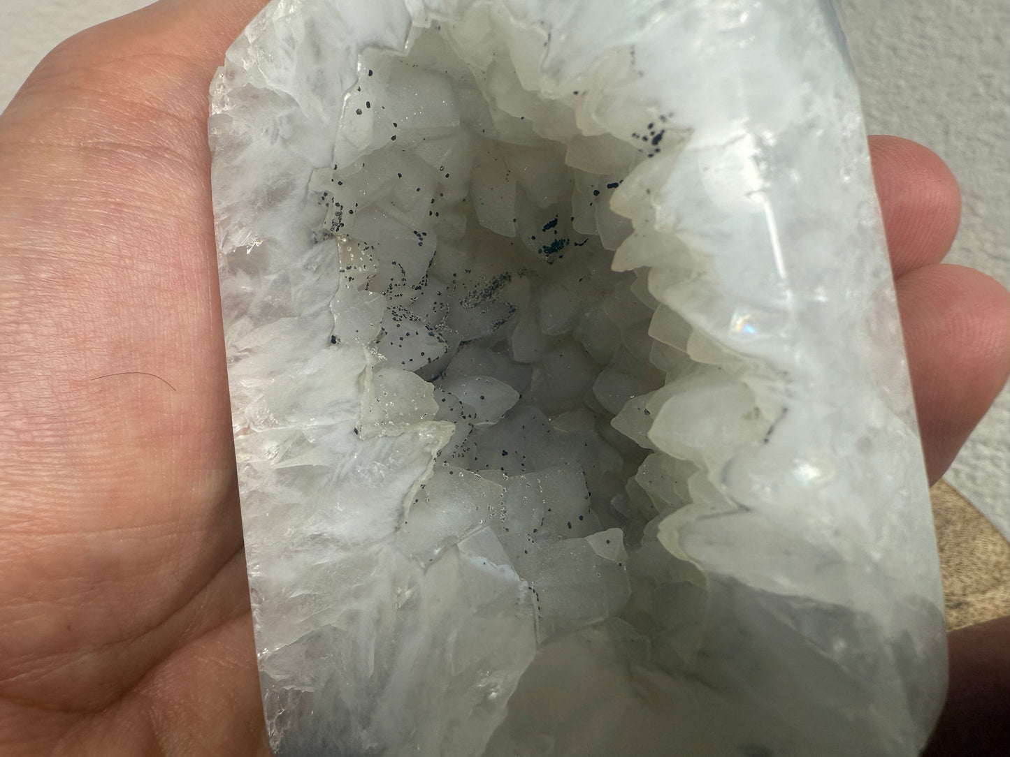 Druzy Agate Quartz Tower (380g)